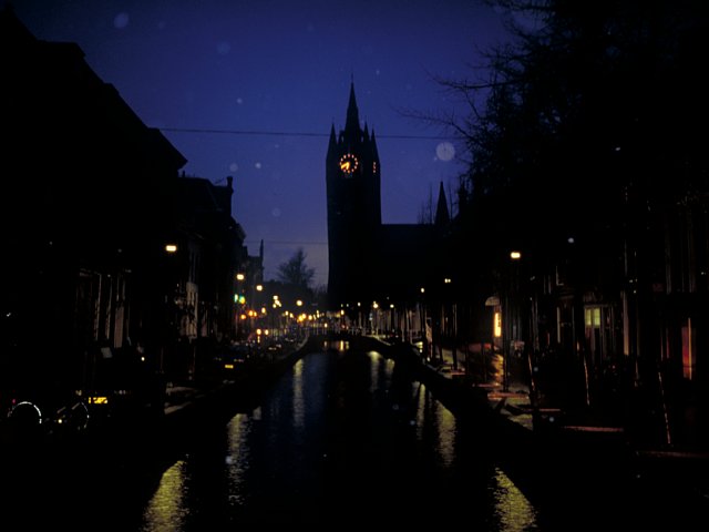 14-1 The Old Church, Delft, the Netherlands, March 1998/ Leica Minilux 40mm Kodak EBX